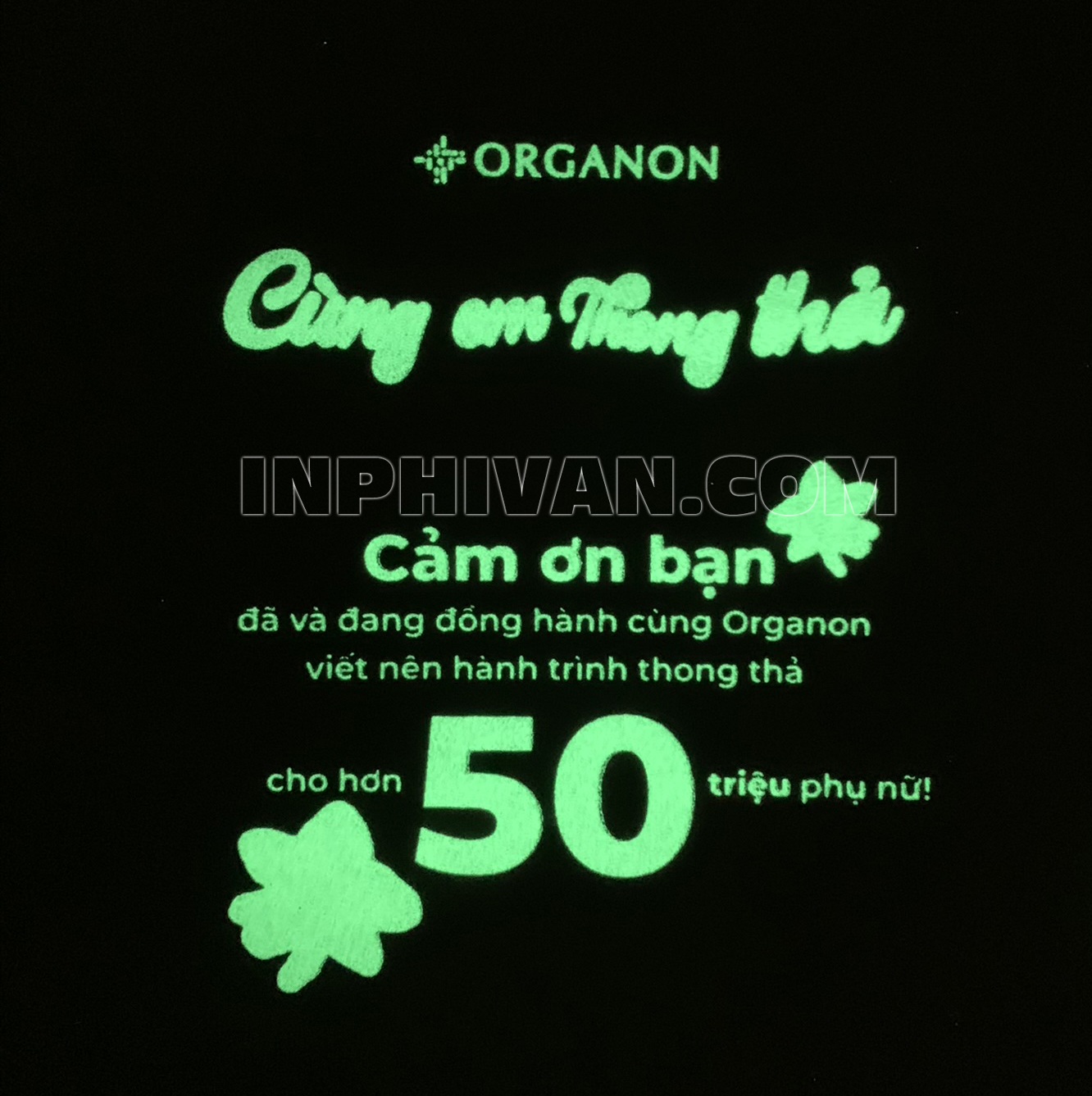 in dạ quang theo yêu cầu